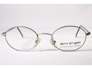 Terri Brogan Vintage 8944 Unisex Metal Full Rim Metal Eyewear Glasses 48 mmmm