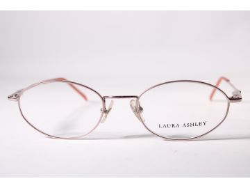 Laura Ashley Vintage Renee Womens Pink Full Rim Metal Eyewear Glasses 50 mmmm