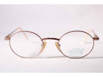 Morel Vintage Cristian Oliver 5325 Womens Gold Full Rim Eyewear Glasses