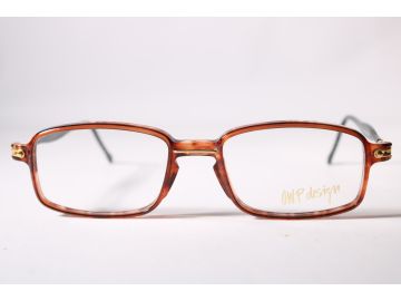 OWP Design Vintage 7562 Unisex Brown Full Rim Plastic Eyewear Glasses 52 mmmm