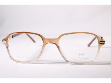 Solo Collection Vintage GP3041 Womens Brown Full Rim Plastic Eyewear Glasses