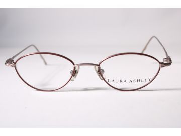 Laura Ashley Vintage Serena 46018 Womens Red Full Rim Metal Eyewear Glasses