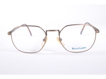 Ralph Lauren Eyewear Polo 652 Mens Bronze Full Rim Designer Eyeglasses