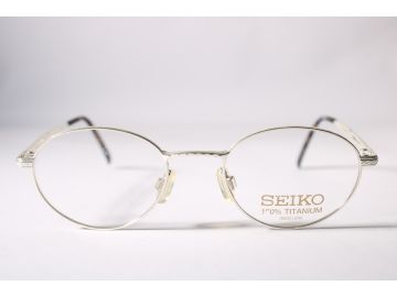 Seiko Vintage T029 Womens Metal Full Rim Titanium Eyewear Glasses 48 mmmm