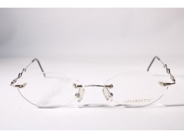 Lorenzetti Vintage 5611 Womens Metal Rimless Metal Eyewear Glasses 48 mmmm
