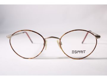 Esprit Vintage 9003 Unisex Brown Full Rim Metal Eyewear Glasses 50 mmmm