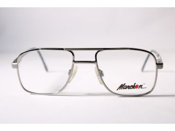 Marchon Vintage Kirk Mens Grey Full Rim Metal Eyewear Glasses 49 mmmm