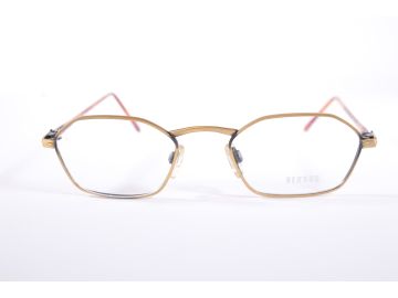 Versus by Versace F51 JV296 Bronze/Brown Irregular Full Rim vintage Men’s new glasses with Clear Lenses