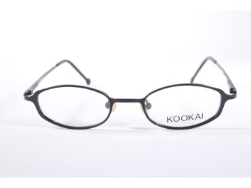Kookai Exquise JV375 Black Oval  Full Rim vintage Women’s new glasses with Clear Lenses