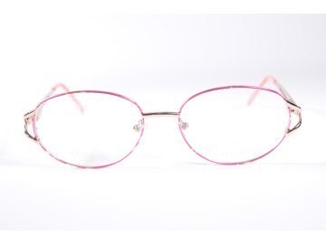 Solo Collection 211 JV45 Gold/Pink Oval  Full Rim vintage Women’s new glasses