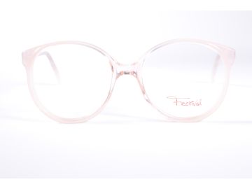 Festival V-1282 JV48 Transparent Pink Round Full Rim vintage Women’s new glasses