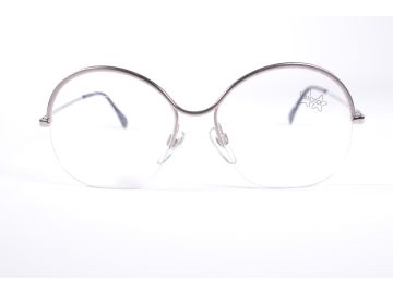Luxottica Hera JV60 Silver Irregular Full Rim vintage Women’s new glasses