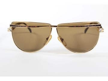 Simonetta Ravizza 1131 JV512 Gold Irregular Full Rim vintage Men’s new glasses