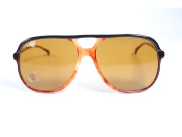 Ray Ban Vintage B+L Unisex Tortoise Full Rim Plastic Aviator Eyewear Sunglasses
