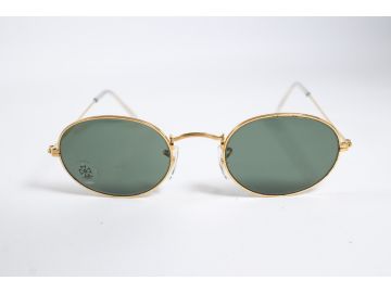 Ray Ban Vintage B+L 80's Unisex Gold Full Rim Metal Oval Eyewear Glasses