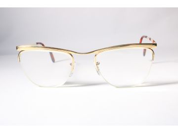 Algha 20 Vintage Excl Joints Unisex Gold/Brown Full Rim Eyewear Glasses
