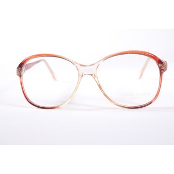 Louis Stone 7514 JV290 Brown Retro Square Full Rim vintage Women’s new glasses with Clear Lenses
