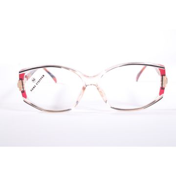 Stepper Eyewear SI 65 Womens Red/Clear Full Rim Plastic Designer Eyeglasses