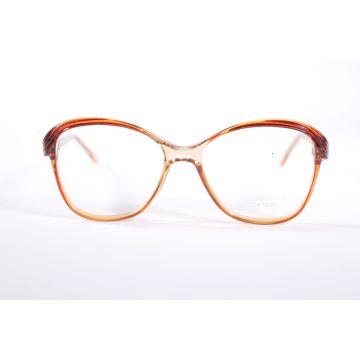 Louis Stone 9056 JV321 Brown Retro Square Full Rim vintage Women’s new glasses with Clear Lenses