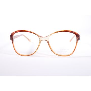 Louis Stone 9056 JV336 Brown Retro Square Full Rim vintage Women’s new glasses with Clear Lenses
