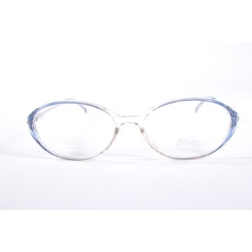 Safilo Prestige 732 JV378 Clear/Blue Oval Full Rim vintage Women’s new glasses with Clear Lenses
