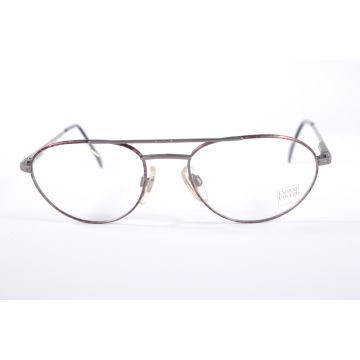 Eyeglasses_sunglasses_Enrico Coveri 7349 JV391 Bronze Aviator  Full Rim vintage Men’s new glasses with Clear Lenses