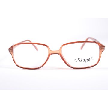 Visage 69 JV95 Brown Rectangular Full Rim vintage Men’s new glasses with Clear Lenses