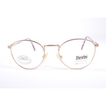 Sferoflex 2013 JV34 Gold Round Full Rim vintage Women’s new glasses