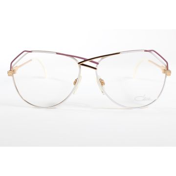Cazal 229 JV517 Gold/White Irregular Full Rim vintage Women’s new glasses