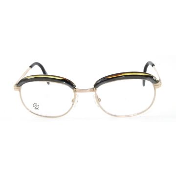Vintage Optura Vivi Gold Gold Men’s used glasses Full Rim jv562 Frames Eyewear