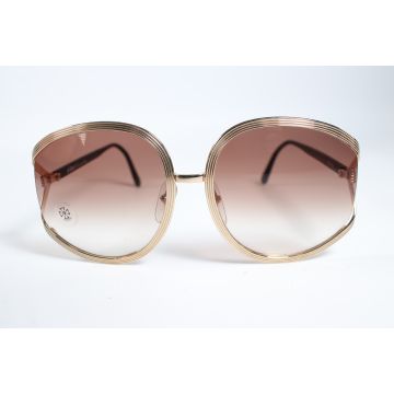 Eyeglasses_sunglasses_Christian Dior Vintage 2475 Womens Gold Full Rim Metal Eyewear Sunglasses