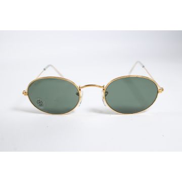 Ray Ban Vintage B+L 80's Unisex Gold Full Rim Metal Oval Eyewear Glasses