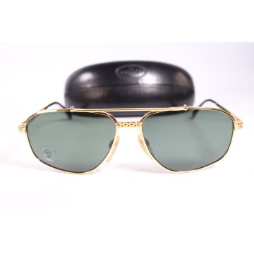 Eyeglasses_sunglasses_Ettore Bugatti Vintage EB 504\S Mens Gold Full Rim Metal Eyewear Sunglasses