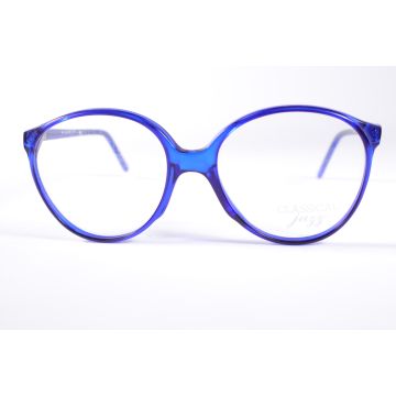 Eyeglasses_sunglasses_Classical Jazz 1027 JV135 Blue Retro Square Full Rim vintage Women’s new glasses with Clear Lenses