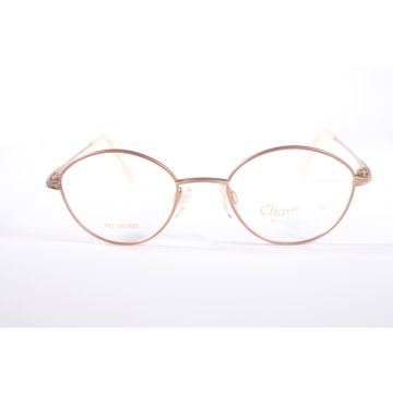 Eyeglasses_sunglasses_Charmant CH8075 JV344 Gold Round Full Rim vintage Women’s new glasses with Clear Lenses