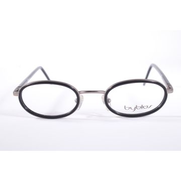 Eyeglasses_sunglasses_Byblos b649 JV369 Black Oval  Full Rim vintage Women’s new glasses with Clear Lenses