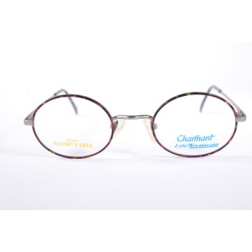 Eyeglasses_sunglasses_Charmant 8014 JV372 Tortoiseshell(amixofbrownandblacktones) Round Full Rim vintage Women’s new glasses with Clear Lenses