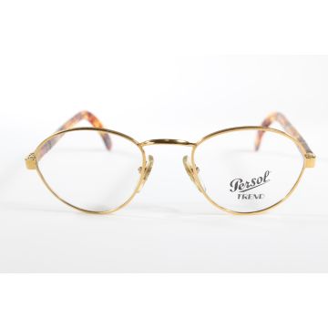 Eyeglasses_sunglasses_Persol Joel JV503 Gold Round Full Rim vintage Men’s new glasses