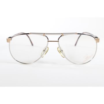 Eyeglasses_sunglasses_Carrera 5338 JV508 Silver/Brown Aviator  Full Rim vintage Men’s new glasses