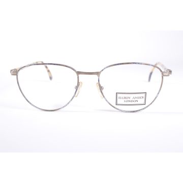 Eyeglasses_sunglasses_Hardy Amies 10 JV53 Gold/Brown Irregular Full Rim vintage Men’s new glasses
