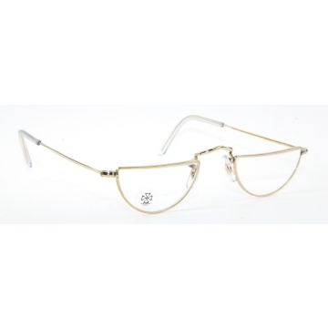 Eyeglasses_sunglasses_Vintage  Algha Gold Gold Men’s used glasses Full Rim jv595 Frames Eyewear