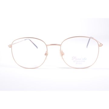 Eyeglasses_sunglasses_Panache Naples JV89 Gold Square Full Rim vintage Men’s new glasses with Clear Lenses